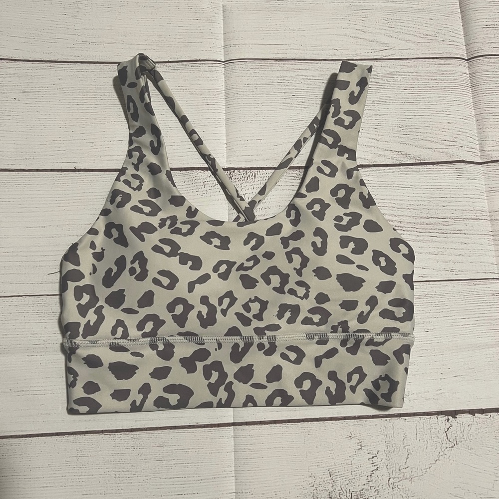 Leopard Print Sports Bra